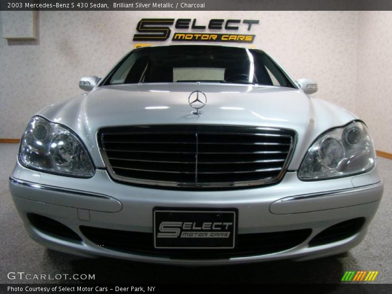 Brilliant Silver Metallic / Charcoal 2003 Mercedes-Benz S 430 Sedan