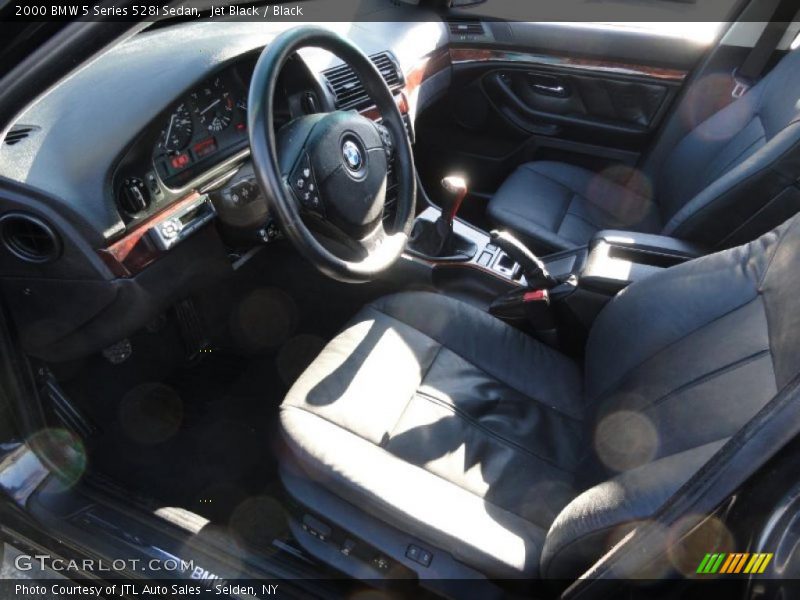  2000 5 Series 528i Sedan Black Interior