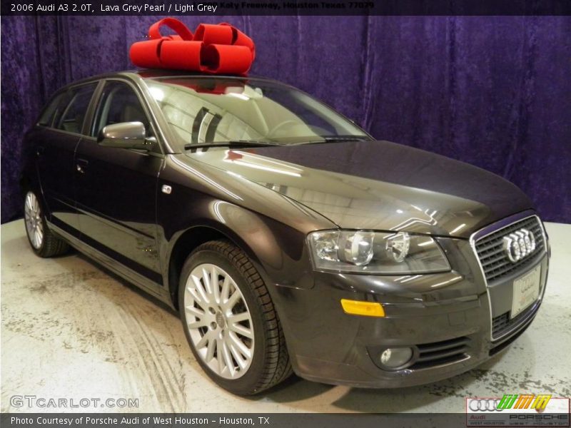 Lava Grey Pearl / Light Grey 2006 Audi A3 2.0T