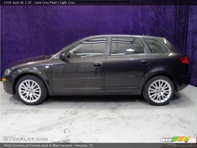 Lava Grey Pearl / Light Grey 2006 Audi A3 2.0T