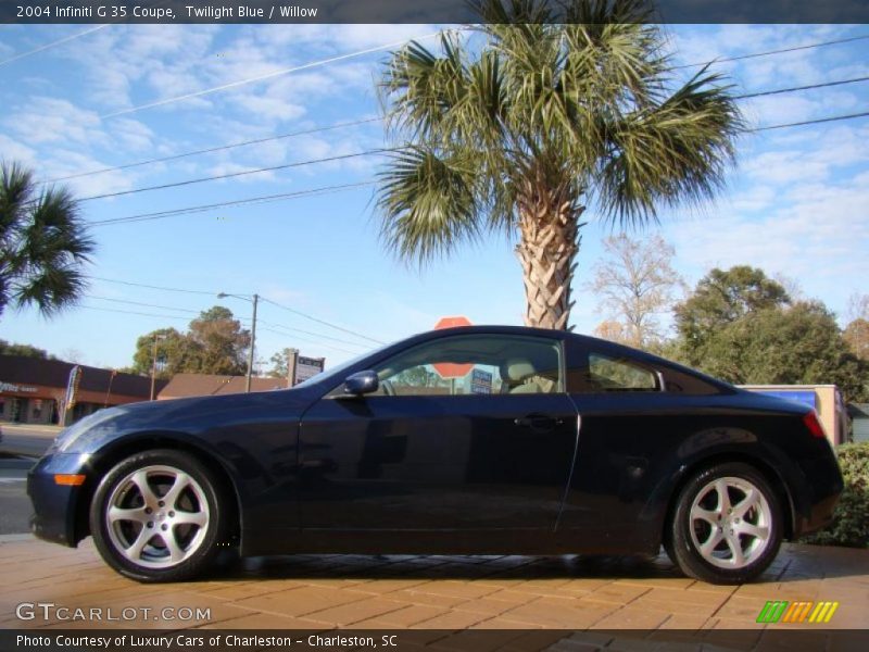 Twilight Blue / Willow 2004 Infiniti G 35 Coupe
