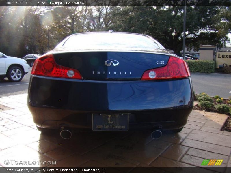 Twilight Blue / Willow 2004 Infiniti G 35 Coupe