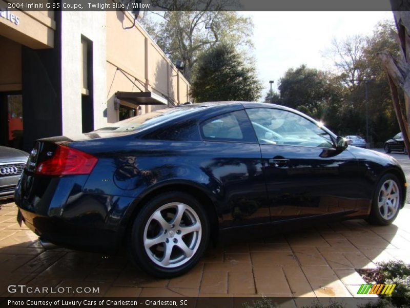 Twilight Blue / Willow 2004 Infiniti G 35 Coupe
