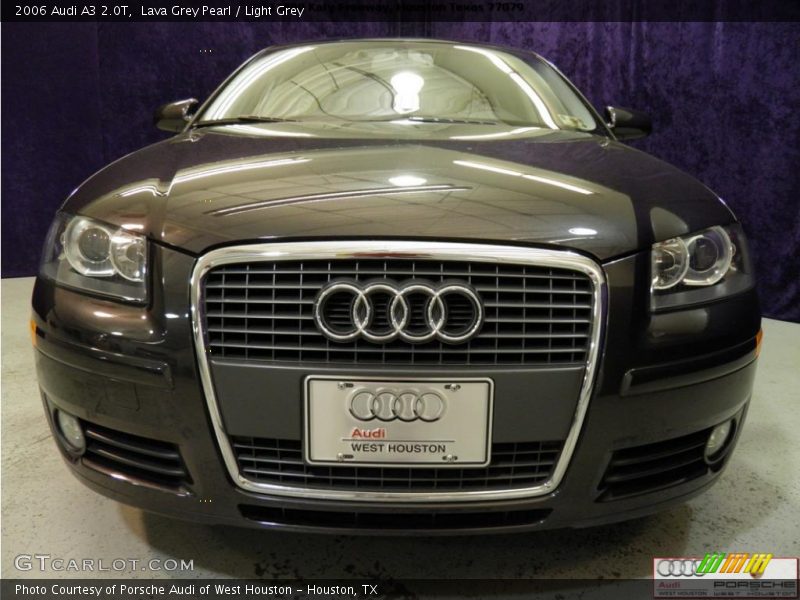 Lava Grey Pearl / Light Grey 2006 Audi A3 2.0T