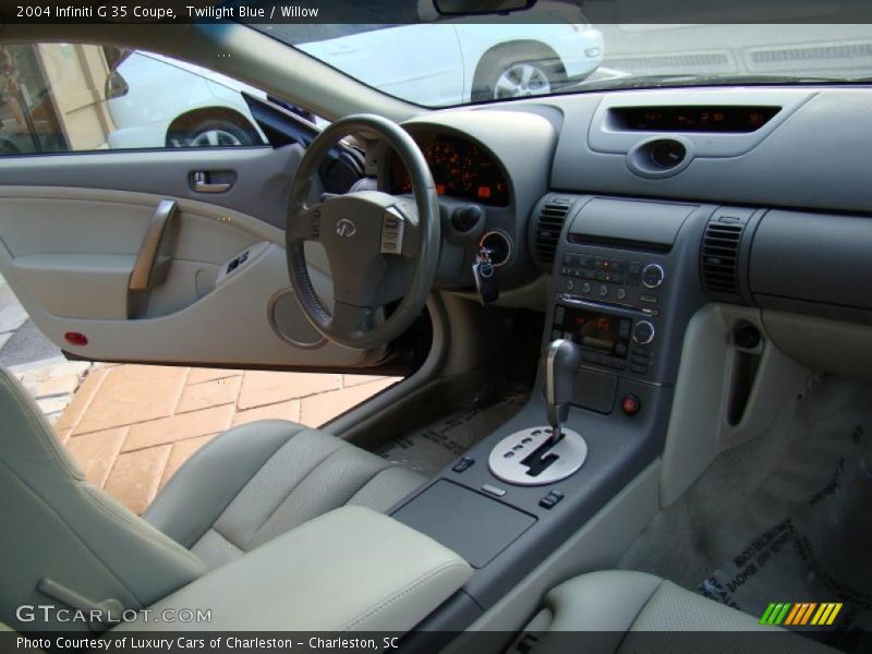 Twilight Blue / Willow 2004 Infiniti G 35 Coupe