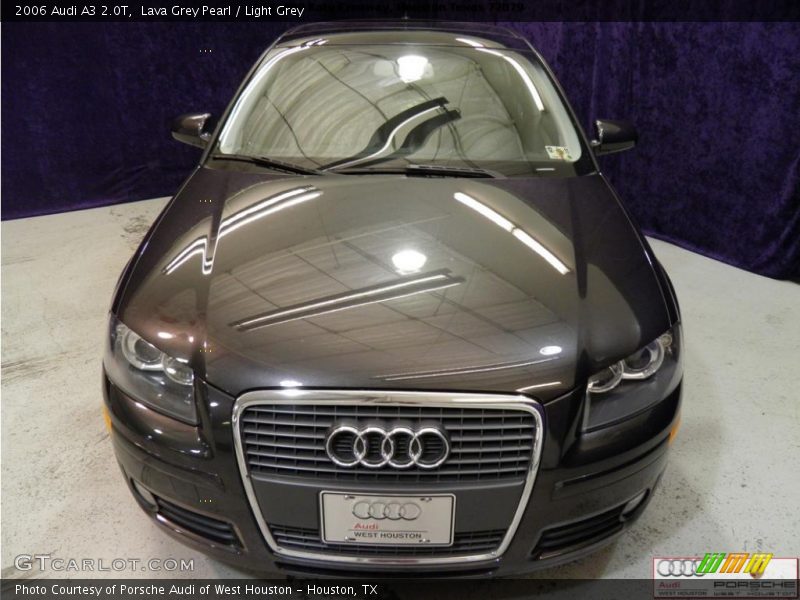 Lava Grey Pearl / Light Grey 2006 Audi A3 2.0T