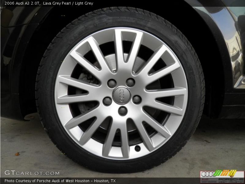 Lava Grey Pearl / Light Grey 2006 Audi A3 2.0T