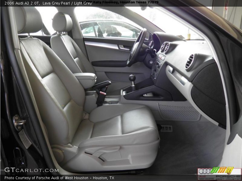Lava Grey Pearl / Light Grey 2006 Audi A3 2.0T