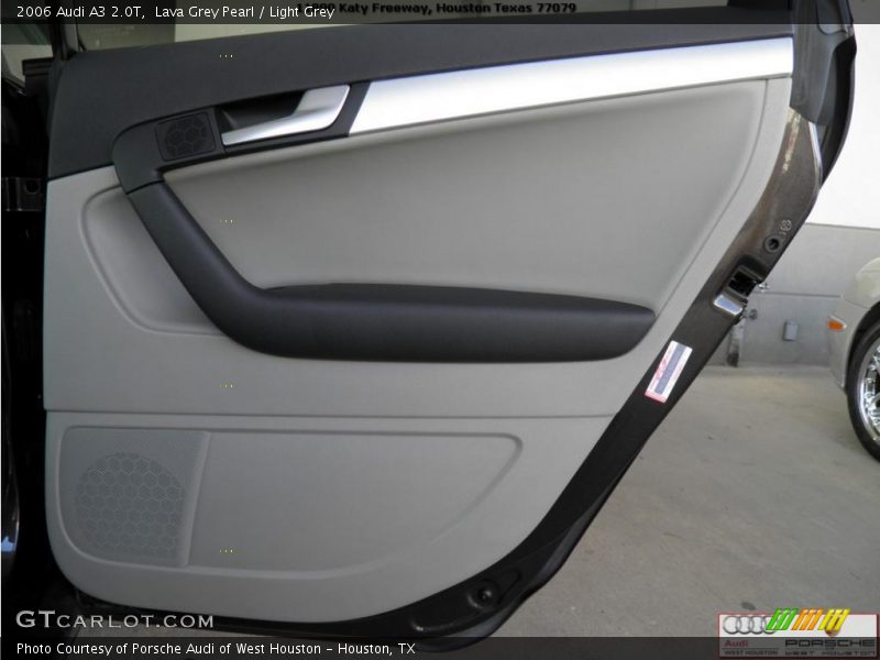 Lava Grey Pearl / Light Grey 2006 Audi A3 2.0T