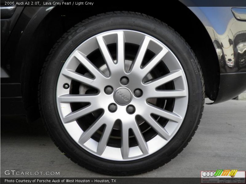 Lava Grey Pearl / Light Grey 2006 Audi A3 2.0T