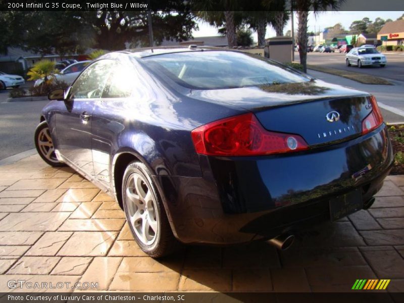 Twilight Blue / Willow 2004 Infiniti G 35 Coupe
