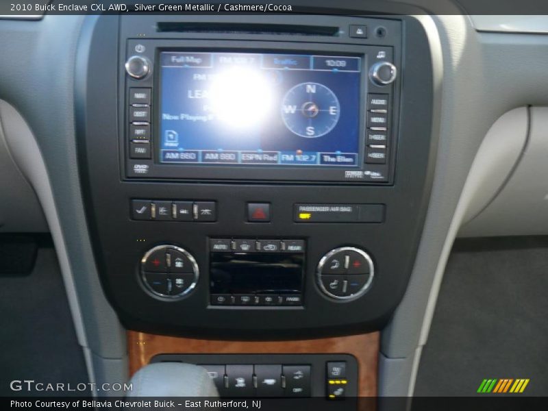 Silver Green Metallic / Cashmere/Cocoa 2010 Buick Enclave CXL AWD