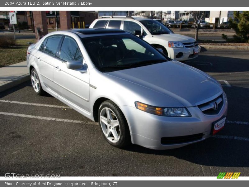 Satin Silver Metallic / Ebony 2004 Acura TL 3.2