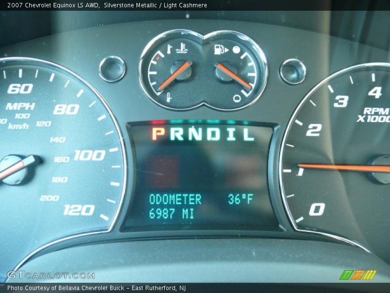 Silverstone Metallic / Light Cashmere 2007 Chevrolet Equinox LS AWD