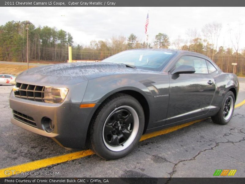 Cyber Gray Metallic / Gray 2011 Chevrolet Camaro LS Coupe
