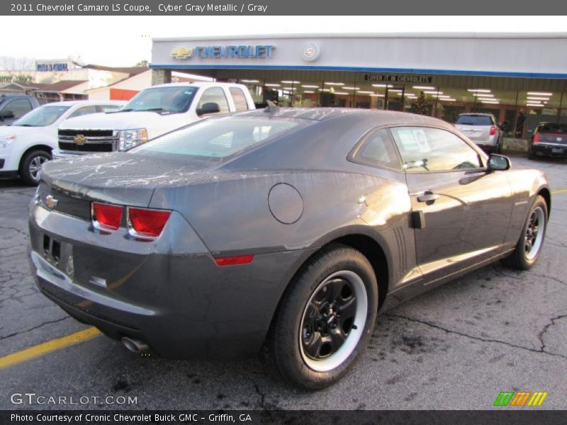 Cyber Gray Metallic / Gray 2011 Chevrolet Camaro LS Coupe