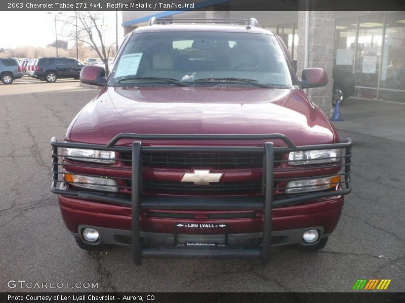 Redfire Metallic / Tan/Neutral 2003 Chevrolet Tahoe Z71 4x4
