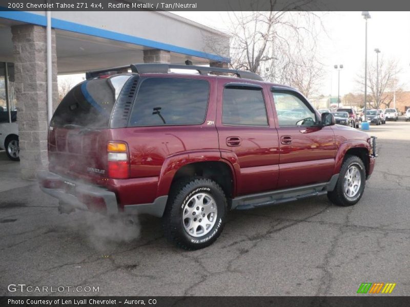 Redfire Metallic / Tan/Neutral 2003 Chevrolet Tahoe Z71 4x4