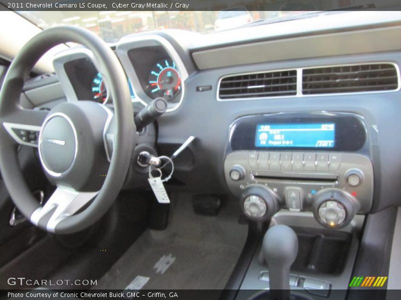 Cyber Gray Metallic / Gray 2011 Chevrolet Camaro LS Coupe