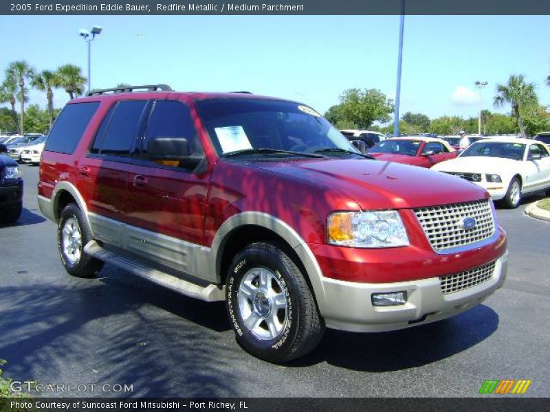 Redfire Metallic / Medium Parchment 2005 Ford Expedition Eddie Bauer