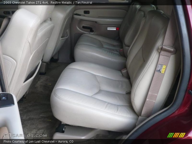 Redfire Metallic / Tan/Neutral 2003 Chevrolet Tahoe Z71 4x4