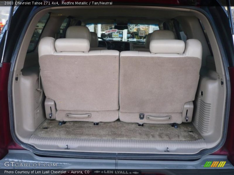 Redfire Metallic / Tan/Neutral 2003 Chevrolet Tahoe Z71 4x4