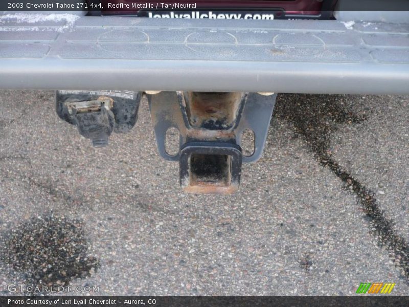Redfire Metallic / Tan/Neutral 2003 Chevrolet Tahoe Z71 4x4