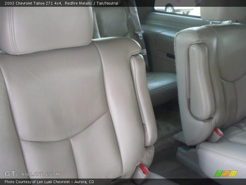 Redfire Metallic / Tan/Neutral 2003 Chevrolet Tahoe Z71 4x4