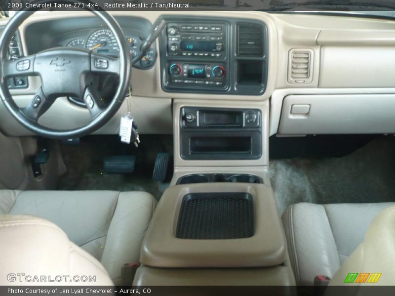 Redfire Metallic / Tan/Neutral 2003 Chevrolet Tahoe Z71 4x4