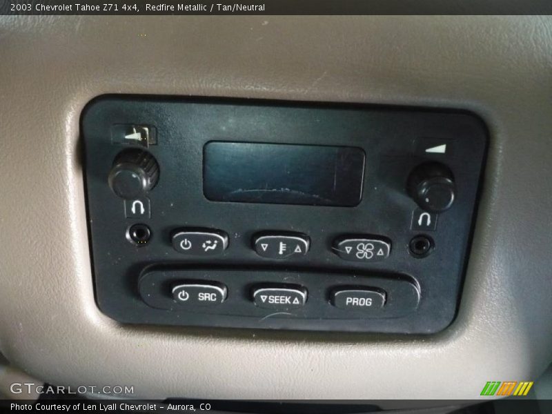 Redfire Metallic / Tan/Neutral 2003 Chevrolet Tahoe Z71 4x4