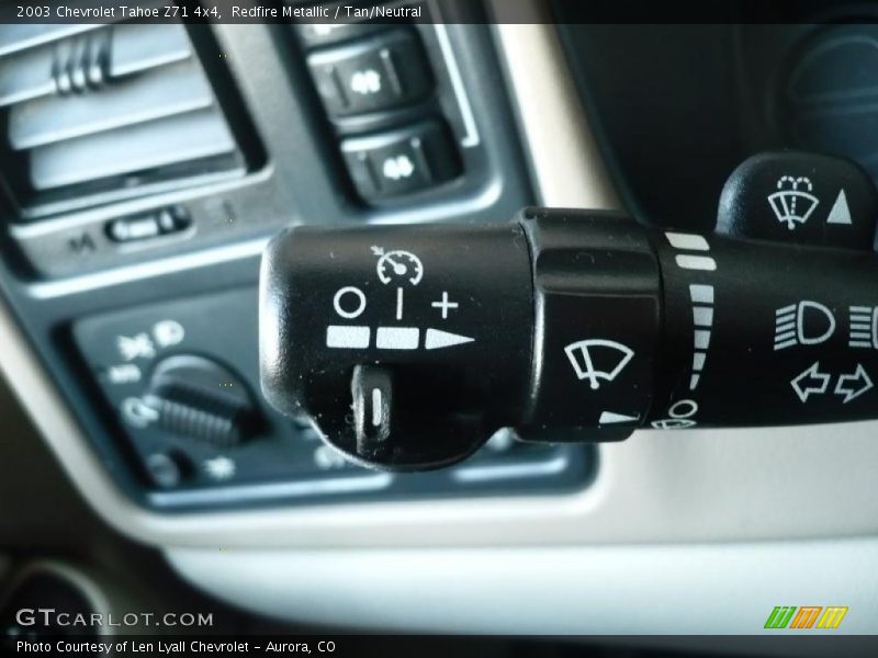 Redfire Metallic / Tan/Neutral 2003 Chevrolet Tahoe Z71 4x4