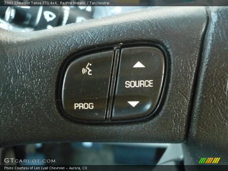 Redfire Metallic / Tan/Neutral 2003 Chevrolet Tahoe Z71 4x4
