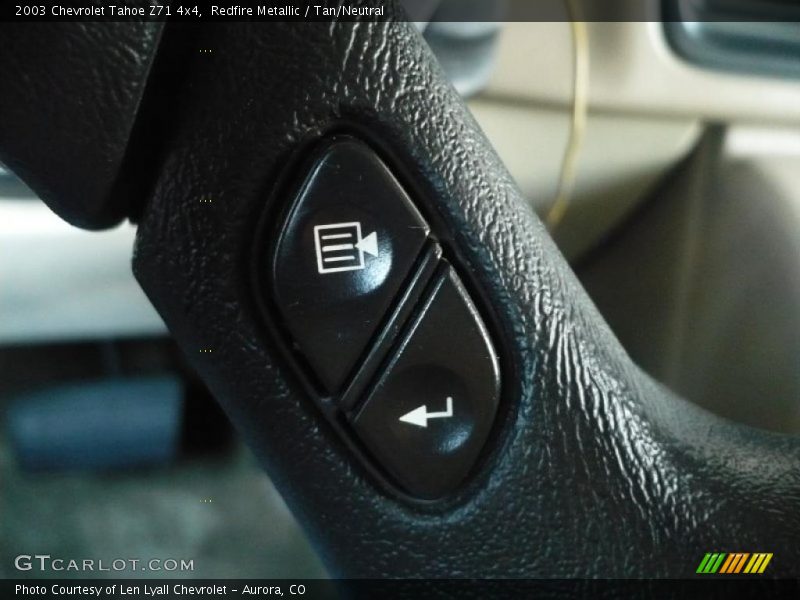 Redfire Metallic / Tan/Neutral 2003 Chevrolet Tahoe Z71 4x4