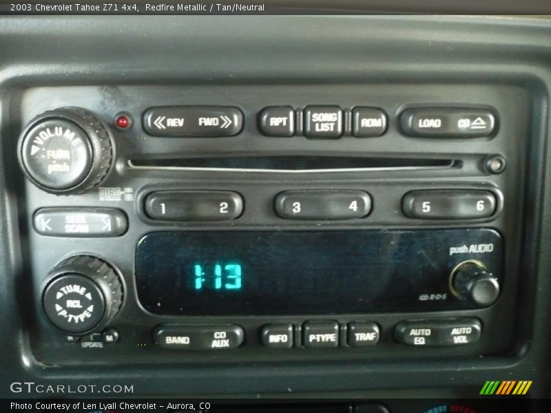 Redfire Metallic / Tan/Neutral 2003 Chevrolet Tahoe Z71 4x4