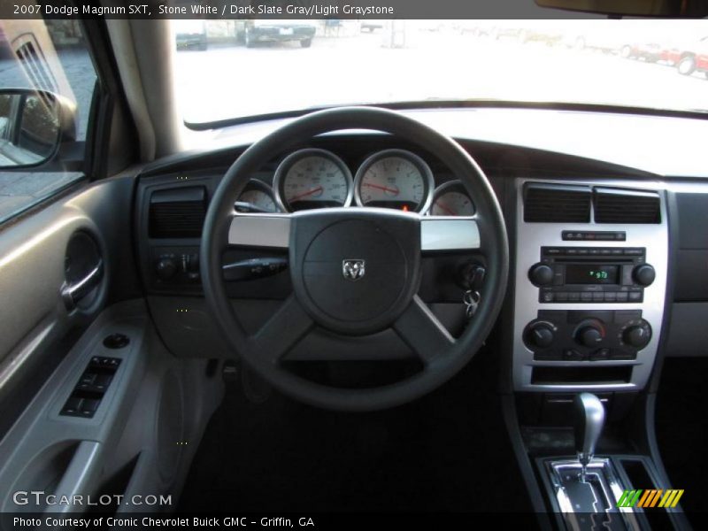 Stone White / Dark Slate Gray/Light Graystone 2007 Dodge Magnum SXT