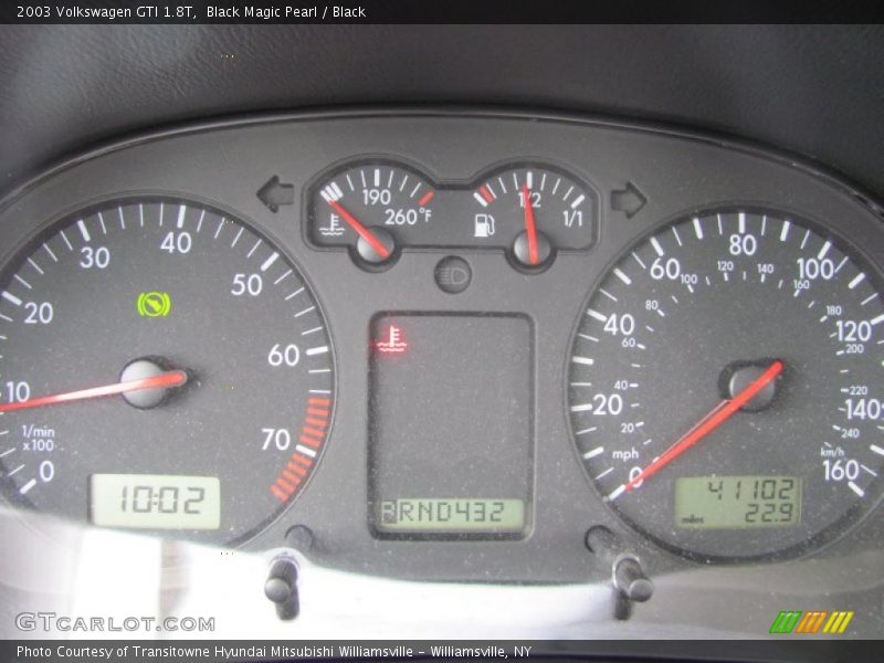 Black Magic Pearl / Black 2003 Volkswagen GTI 1.8T