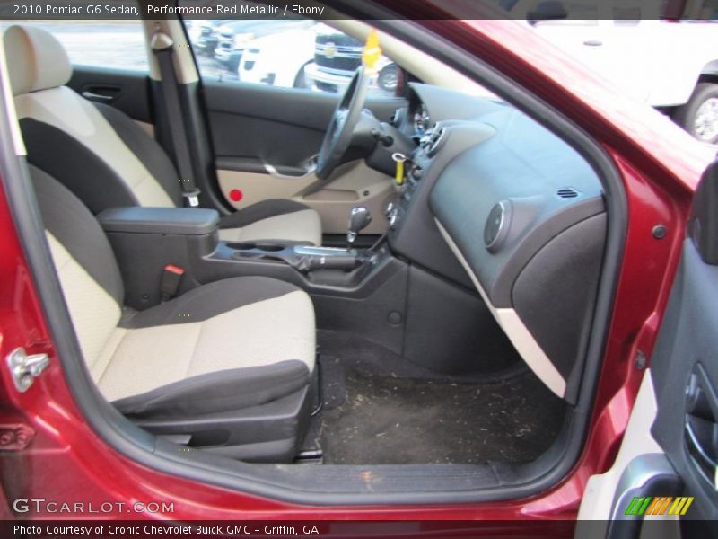 Performance Red Metallic / Ebony 2010 Pontiac G6 Sedan