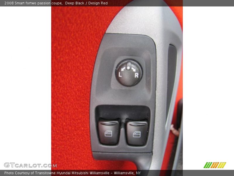 Controls of 2008 fortwo passion coupe