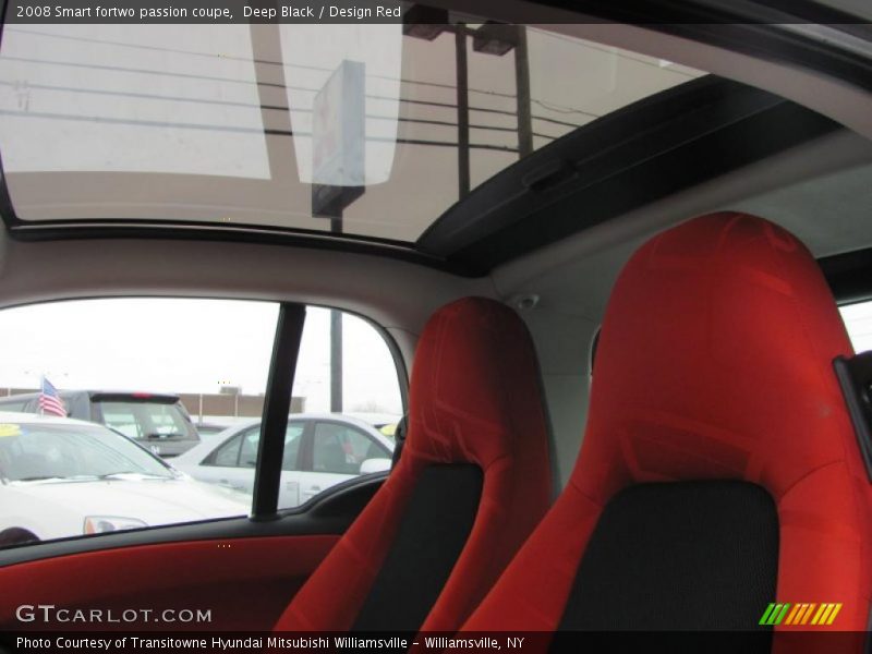 Deep Black / Design Red 2008 Smart fortwo passion coupe