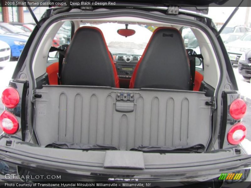 Deep Black / Design Red 2008 Smart fortwo passion coupe