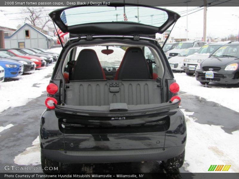 Deep Black / Design Red 2008 Smart fortwo passion coupe