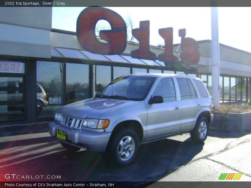 Silver / Gray 2002 Kia Sportage