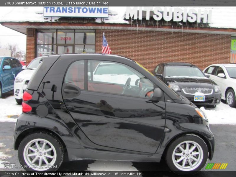 Deep Black / Design Red 2008 Smart fortwo passion coupe