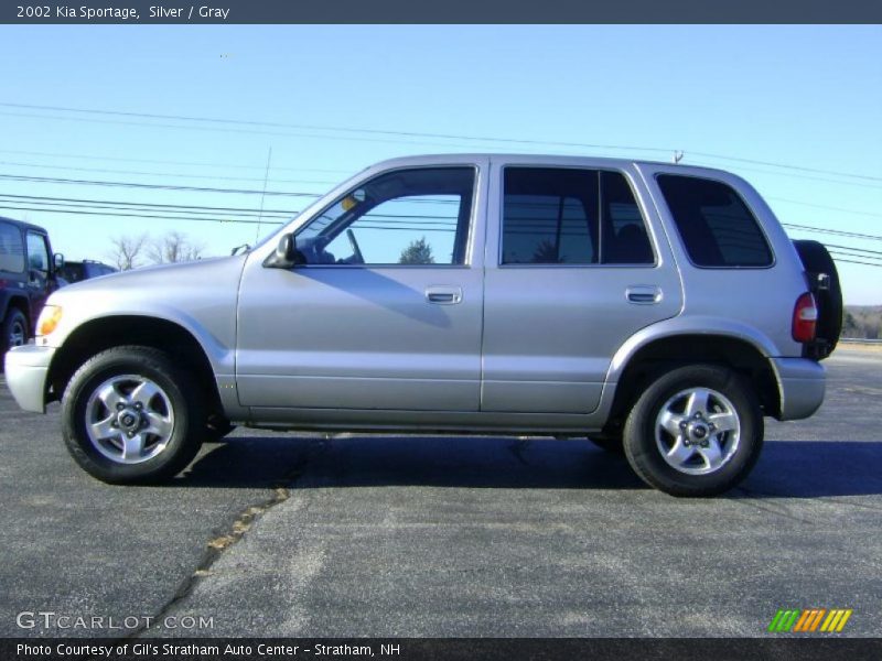 Silver / Gray 2002 Kia Sportage