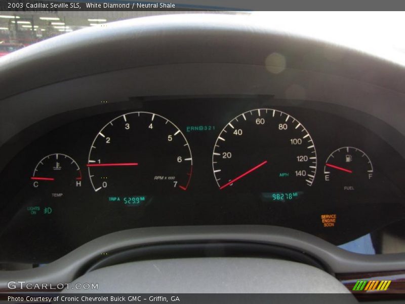  2003 Seville SLS SLS Gauges