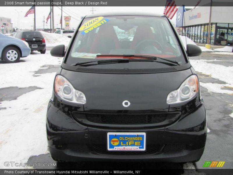 Deep Black / Design Red 2008 Smart fortwo passion coupe