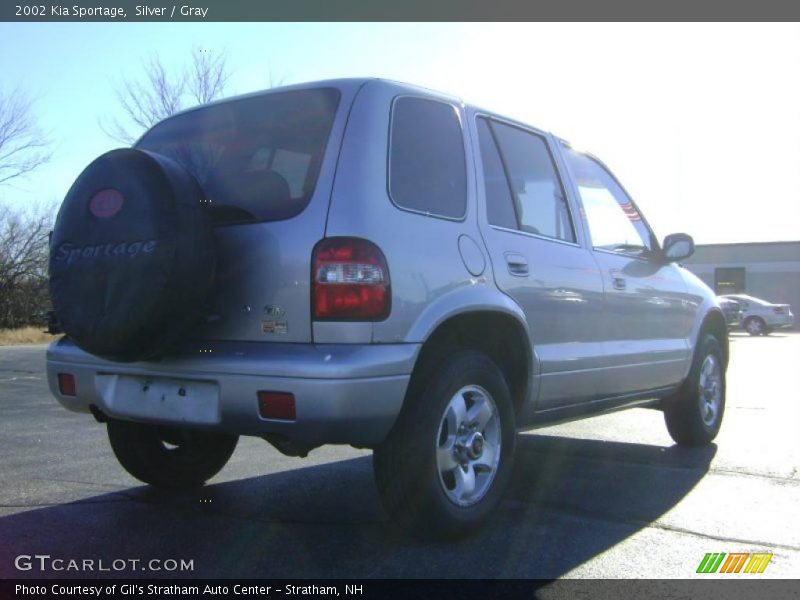 Silver / Gray 2002 Kia Sportage