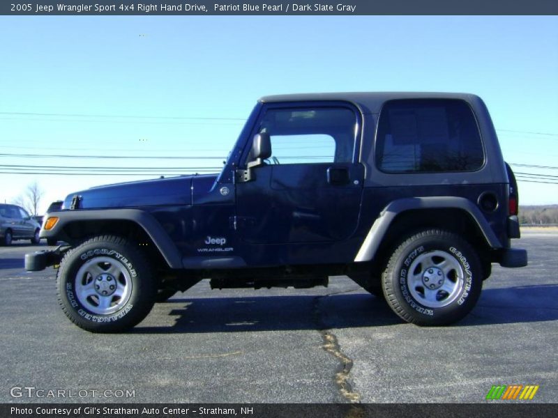  2005 Wrangler Sport 4x4 Right Hand Drive Patriot Blue Pearl