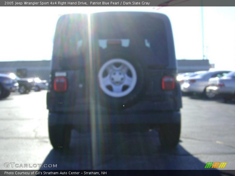 Patriot Blue Pearl / Dark Slate Gray 2005 Jeep Wrangler Sport 4x4 Right Hand Drive