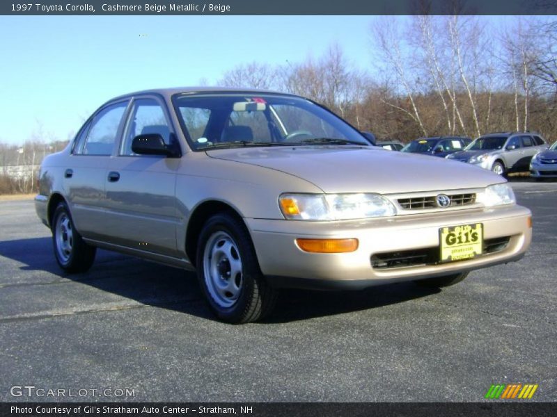 Cashmere Beige Metallic / Beige 1997 Toyota Corolla